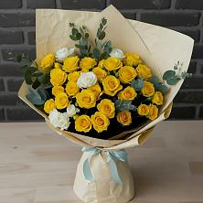 Букет цветов из:  Розы в Цветковский