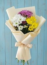 Букет цветов из:  Хризантемы в Цветковский