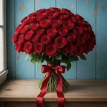 Букет Красные розы Блэк Меджик в Цветковский