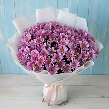 Букет цветов из:  Хризантемы в Цветковский