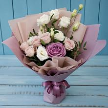Букет цветов из:  Розы и Лизиантусы #REPLACE_PRED# Цветковский