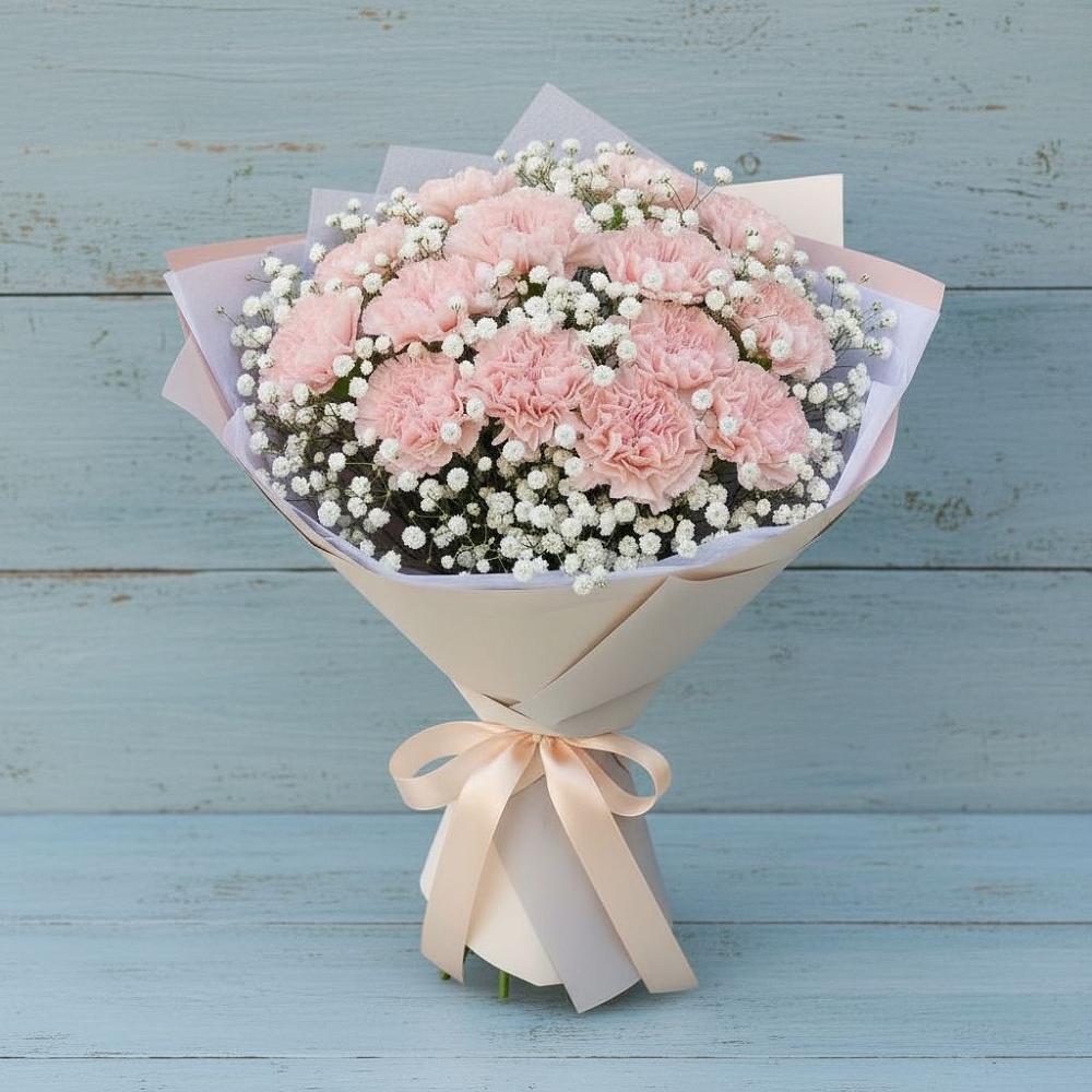 Букет цветов из: Гвоздики в Цветковский