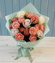 Букет цветов из:  Розы в Цветковский