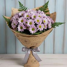 Букет цветов из:  Хризантемы в Цветковский