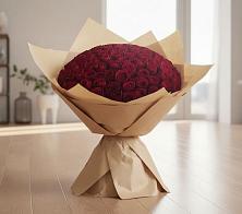 Букет 101 Красная роза в Цветковский