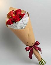 Букет цветов из:  Розы в Цветковский