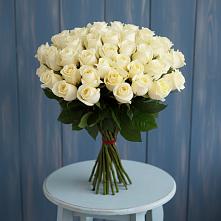 Букет 51 Белая роза Эдлесс Лав #REPLACE_PRED# Цветковский