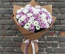 Букет цветов из:  Хризантемы в Цветковский