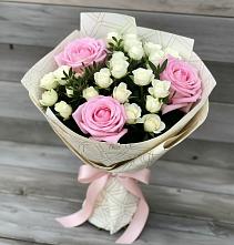 Букет цветов из:  Розы в Цветковский