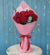 Букет цветов из:  Розы в Цветковский