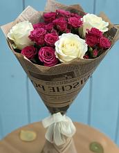 Букет цветов из:  Розы в Цветковский