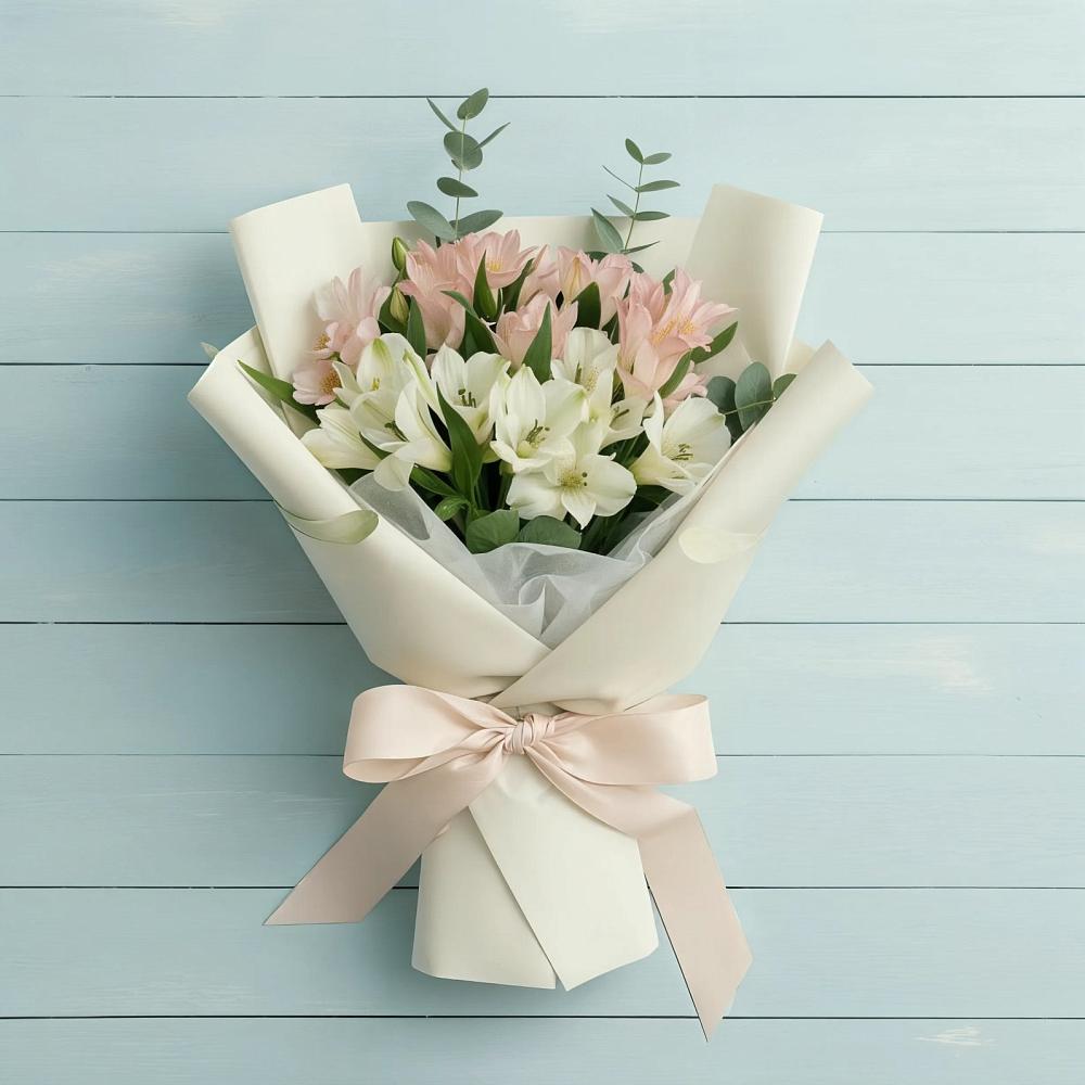 Букет цветов из: Альстромерии в Цветковский