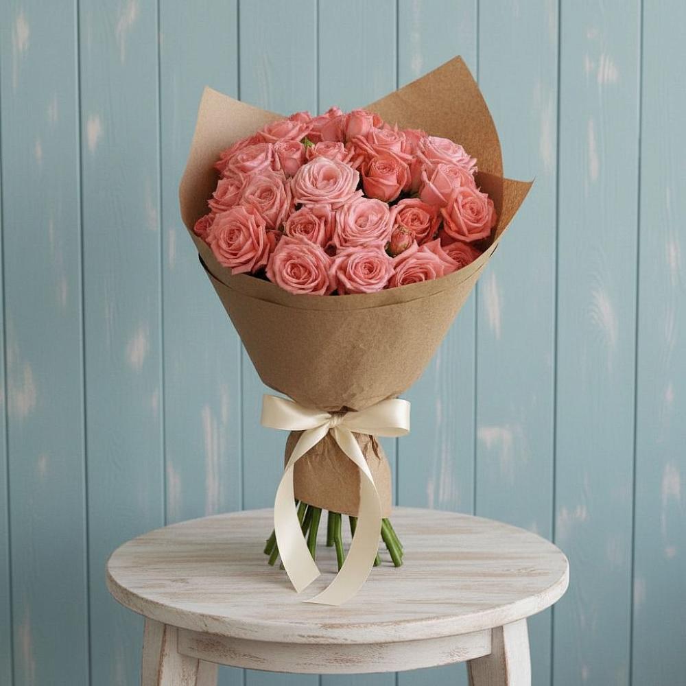 Букет цветов из: Розы в Цветковский