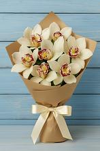 Букет цветов из:  Орхидеи и Розы в Цветковский